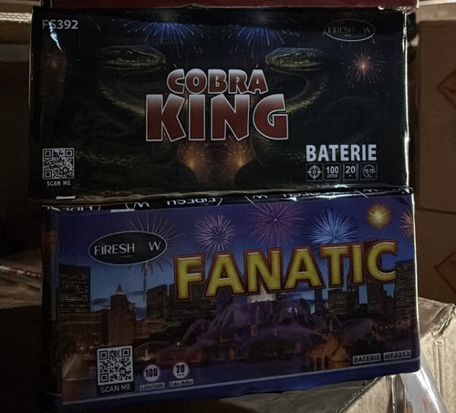 Baterie 100 focuri 20 mm  Cobra King  Fireshow