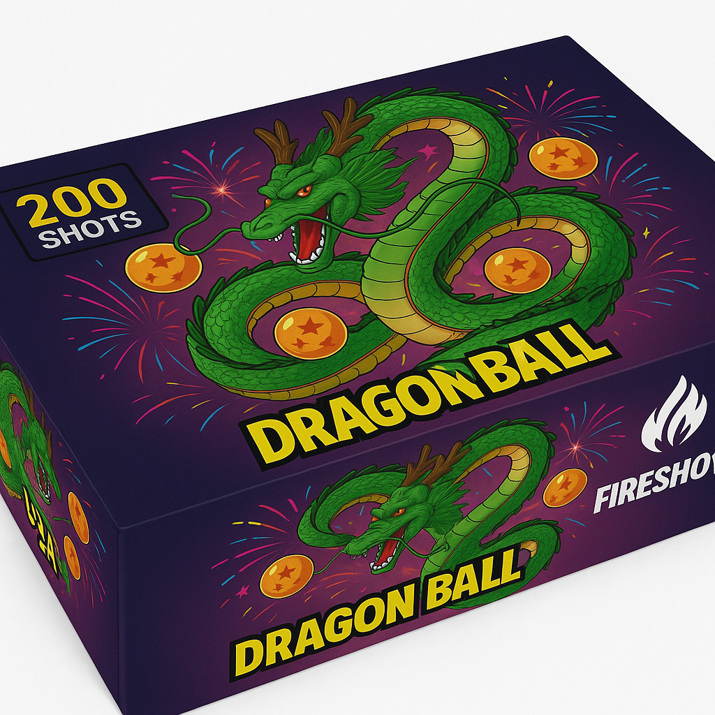 Baterie Artificii 200 focuri 20 mm Dragon FIRE – Petarde.eu