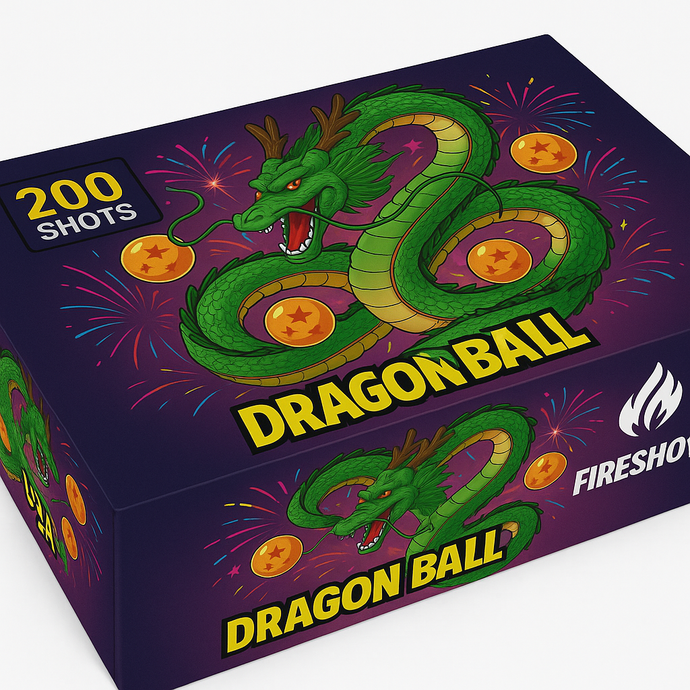 Baterie Artificii 200 focuri 20 mm Dragon FIRE