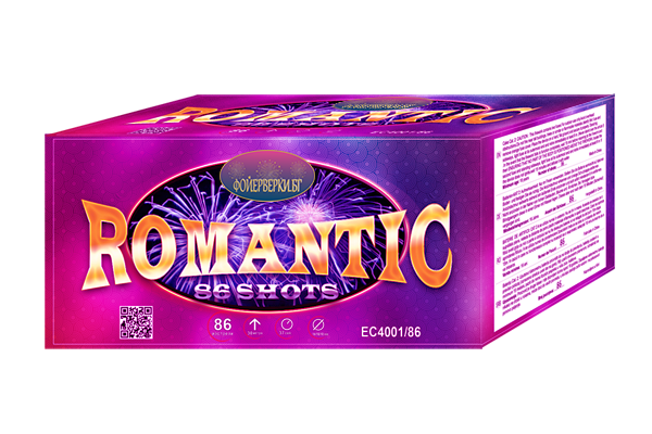 Baterie Evantai 86 focuri ROMANTIC