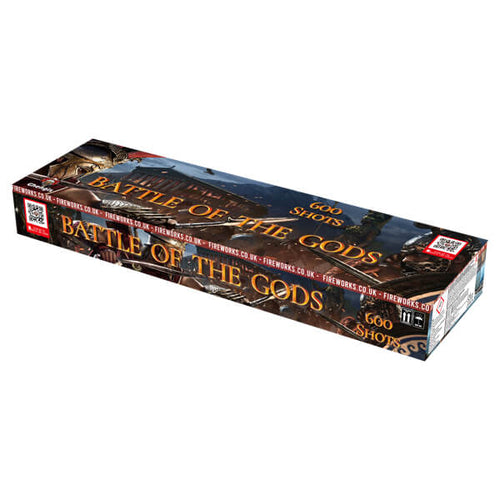 Baterie de artificii 600 focuri 16 mm evantai