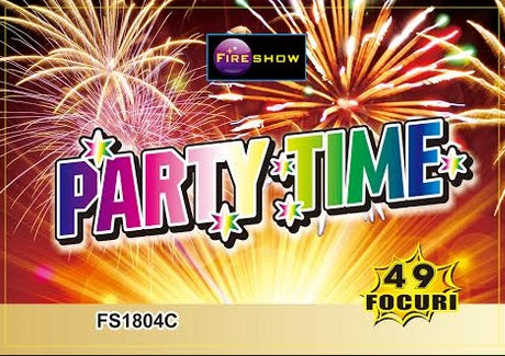 Baterie de artificii 49 focuri party time calibrul 20mm FIRESHOW triplex