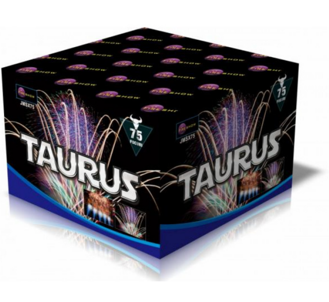 Baterie de artificii Taurus 75 focuri calibrul 25 mm MULTIEFECT FIRESHOW